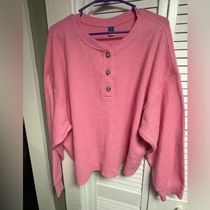 Old Navy Pink long sleeved shirt